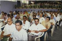 A section of the audience at the Student Activities Centre, 2008