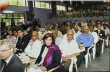A section of the audience at the Student Activities Centre, 2008