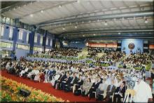 The audience at the Student Activities Centre, 2008
