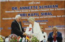 Mr. Kapil Sibal with Dr. Annette Schavan, 2008