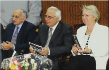 Prof. M. S. Ananth, Mr. Kapil Sibal and Dr. Annette Schavan at IIT Madras, 2008