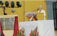 Dr. Annette Schavan addresses the audience at IIT Madras, 2008