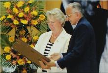 Prof. M. S. Ananth and Dr. Annette Schavan at IIT Madras, 2008