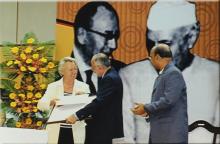Prof. M. S. Ananth and Dr. Annette Schavan at IIT Madras, 2008