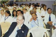 A section of the audience at the Student Activities Centre, 2008