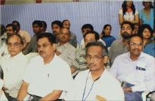 A small section of the audience at the Student Activities Centre, 2008