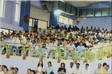 A section of the audience at the Student Activities Centre, 2008