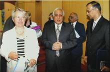 Dr. Annette Schavan, Mr. Kapil Sibal and Mr. R. Seshasayee at IIT Madras, 2008