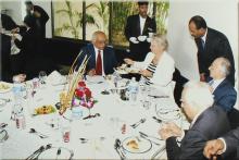 At lunch, 2008