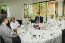A photograph taken during the celebration of the Golden Jubilee of Indo-German Cooperation In Higher Education, 2008
