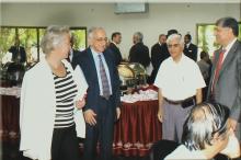 At lunch, 2008
