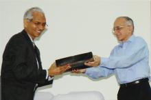 Prof. M. S. Ananth and Prof. V. S. Raju at IIT Madras, 2008