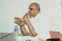 Prof. P. V. Indiresan addresses a gathering, 2008
