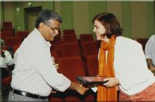 A photograph taken during an event at IIT Madras