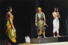 A cultural event in progress at IIT Madras