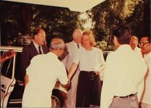 Prof. P. V. Indiresan welcomes distinguished guests at IIT Madras 