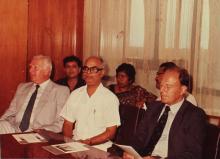 Prof. P. V. Indiresan and Dr. Jurgen Warnke at IIT Madras