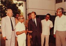 Prof. P. V. Indiresan and Dr. Jurgen Warnke at IIT Madras