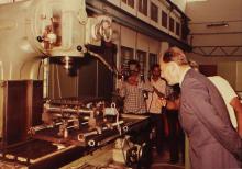Dr. Jurgen Warnke at a laboratory in IIT Madras