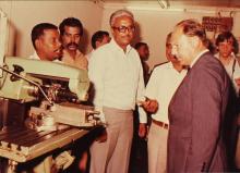 A photograph of Dr. Jurgen Warnke during his visit to IIT Madras