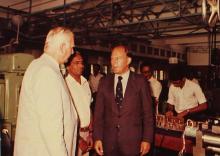 A photograph of Dr. Jurgen Warnke during his visit to IIT Madras
