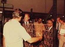 A photograph of Dr. Jurgen Warnke during his visit to IIT Madras