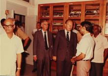A photograph of Dr. Jurgen Warnke during his visit to IIT Madras