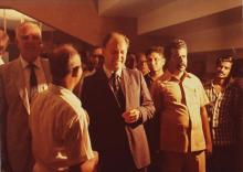 A photograph of Dr. Jurgen Warnke during his visit to IIT Madras