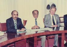 Mr. A. L. Mudaliar and Prof. L. S. Srinath at IIT Madras