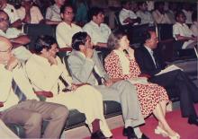 Mrs. Eva Seitz and Mr. A. L. Mudaliar at IIT Madras