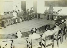 A meeting in progress at IIT Madras