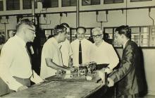 Dr. S. Bhagavantam at the Central Workshop in IIT Madras, 1969
