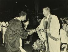 Mr. Joshy Paul Kallungal receives the Governor’s Prize from Mr. H. V. R. Iengar  