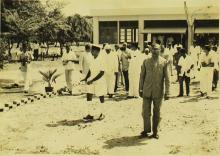 Exploration of the newly inaugurated Central School building at IIT Madras, 1965
