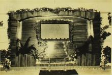 The inauguration stone of the Central School building at IIT Madras, 1965