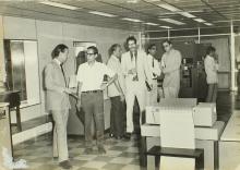 Prof. C. R. Muthukrishnan with a distinguished guest at the Computer Centre