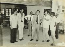Some of the administrators and faculty with a distinguished guest at IIT Madras
