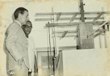 Prof. K. S. Sankaran with a distinguished guest at IIT Madras
