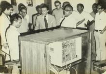 Prof. K. S. Sankaran with a distinguished guest at IIT Madras
