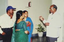 A photograph taken during the 4th Hindi Workshop, 2006