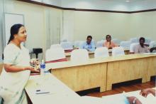 A participant at the 4th Hindi Workshop, 2006