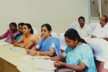 IIT Madras staff taking part in a Hindi workshop, 2006