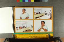 An album containing photographs from the 4th Hindi Workshop, 2006