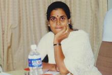 A participant at the 4th Hindi Workshop, 2006