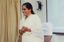 A participant at the 4th Hindi Workshop, 2006