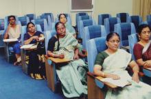 Staff members of IIT Madras at the 4th Hindi Workshop, 2006