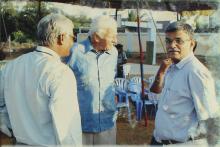 Mr. Gerhard Fischer with Prof. V. G. Idichandy, 2005
