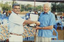 Prof. V. G. Idichandy and Mr. Gerhard Fischer at IIT Madras, 2005