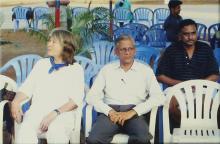 During a basketball tournament at IIT Madras, 2005