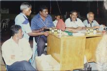 A photograph taken during a basketball tournament at IIT Madras, 2005